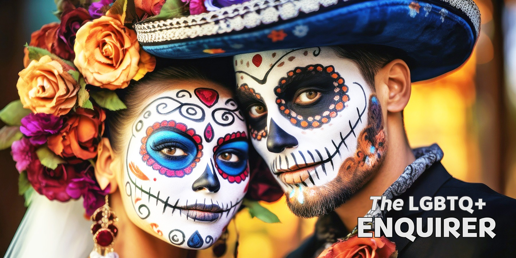 Day Of The Dead. La Calavera Catrina and El Calavera Catrín